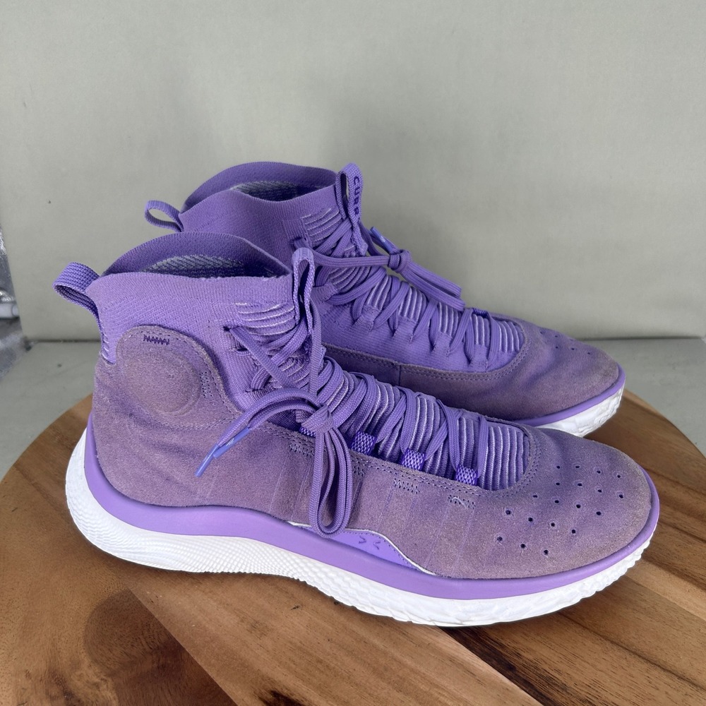 Under Armour Curry Flow 4 Flotro Purple Mens 11 Basketball Shoes 3024861-500